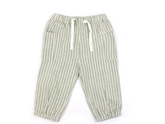 Name It oil green striped pants